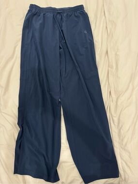 Lululemon Athletica Navy Court Rival Wide-Leg Track Pants
